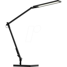 MÜLLER LICHT MLI 20500094 - Lámpara de escritorio LED CALA, 9,6 W, regulable, negro