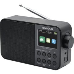 KENWOOD KW CR-M30DAB-B - Radio DAB+/FM, pantalla TFT, Bluetooth, batería
