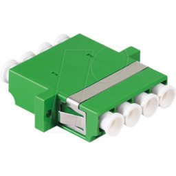 LOGILINK FA04LC6 - Acoplamiento de fibra óptica LC Quad, 12 piezas