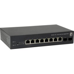 LEVELONE GEP1051 - Switch, 10 puertos, Gigabit Ethernet, PoE, SFP