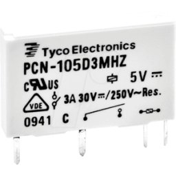 TE CONNECTIVITY PCN112D3MHZ - Relé de alimentación OEG Slimline, 12 V CC, 3 A.
