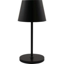 ROLF KERN RK 1453251 - Lámpara de mesa led recargable de 1,2 W IP54 negro, regul