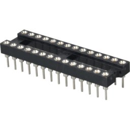 FREI GS 28P-S - Zócalo de circuito integrado, 28 pines, superplano, girad
