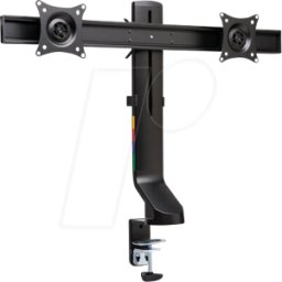 KENSINGTON KENS K55513WW - Soporte para monitor, 2 pantallas, hasta 27", montaje en mesa