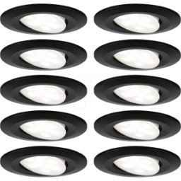 PAULMANN PLM 92462 - Lámpara empotrada CALA, 10x6 W, 4000 K, regulable, girato