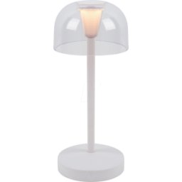 MÜLLER LICHT MLI 27700204 - Lámpara de mesa a batería Poppy, 2500 K, atenuable