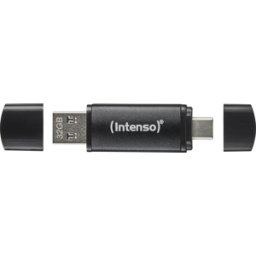 INTENSO 3544492 - Memoria USB, USB 3,2 Gen 1x1, 256 GB, Línea Flex, USB-C/-