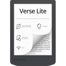 POCKETBOOK PB 619-T-B - Verse Lite Lector de libros electrónicos, Midnight Grey
