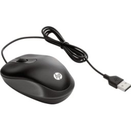 HEWLETT PACKARD HP G1K28AA - Ratón (mouse), cable, USB, negro
