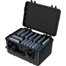 GRAUGEAR GG 18043 - Funda protectora de disco duro para 9x 3,5" + 5x 2,5" + 5x M.2