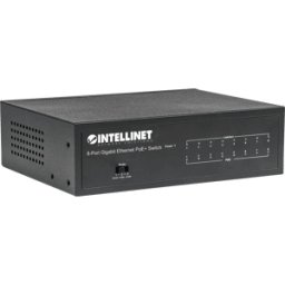 INTELLINET INT 561204 - Switch, 8 puertos, Gigabit Ethernet, PoE+