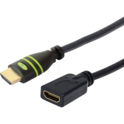 TECHLY ICOC-HDMI4EXT018 - HDMI de alta velocidad con Ethernet, ampliación, 1,8 m