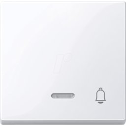 MERTEN ME SM 435825 - Sistema M, balancín, campana, ventana, blanco activo bril