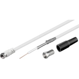 GOOBAY 51624 - Juego de cables de antena, 6,8 mm de diámetro, 100 dB, 10