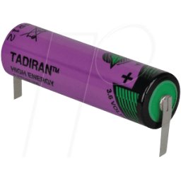 TADIRAN SL360T - Batería de litio, AA, 2400 mAh, U-bandera, paquete de 1