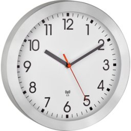 TFA DOSTMANN TFA 60354602 - Radio reloj de pared, analógico, Ø 25 cm