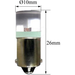 BARTHELME BARTH 70113915 - Lámpara led plana 10x26 BA9s Tagesl. 230V.