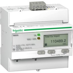 SCHNEIDER ELECTRIC A9MEM3255 - Contador de energía, trifásico, 5 A, funció