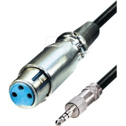 MAXTRACK MATR A130L - Cable de micrófono, enchufe jack / acoplamiento XLR, 0,2