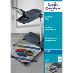 AVERY ZWECKFORM FOLIE 2502 - Lámina superior, DIN a4, para impresora Inkjet, 50 hojas,