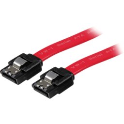 STARTECH.COM ST LSATA6 - Cable SATA 6 Gb/s Bu. > Sata Bu., 15 cm, rojo, metal