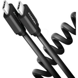 AXAGON AXG BUCM-CM10TB - Cable de sincronización y carga, USB-C -> USB-C, cable es