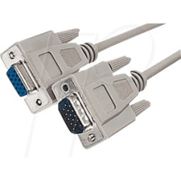 NONAME AK 322 - Cable VGA de monitor de 15 pines VGA, extensión de 1,8 m