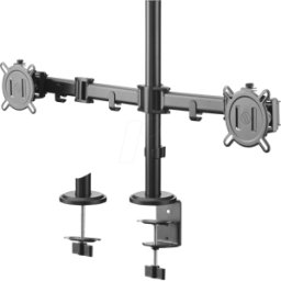 ONE FOR ALL OFA DM2210 - Montaje de monitor, 2 pantallas, 13" - 32", montaje de mesa, neg