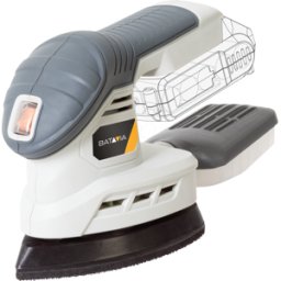 BATAVIA 7063093 - Lijadora delta a batería, Maxxpack, sin batería
