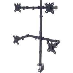 MANHATTAN 461566 - Soporte de mesa para 4 monitores, 13" - 32", inclinable