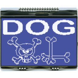 DISPLAY VISIONS EA DOGXL160B-7 - Módulo gráfico con RAM gráfica, 69,2 x 42,8 mm, azul