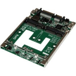 STARTECH.COM ST 25SAT22MSAT - Adaptador doble mSATA > 2,5" SATA RAID