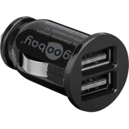 GOOBAY GOO 58912 - Cargador USB, 5 V, 3100 mA, vehículo, 2 puertos USB