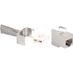 LOGILINK NK4075 - Conector hembra Keystone RJ45 > Cat.6a STP, 24 unidades