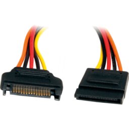 STARTECH.COM ST SATAPOWEXT12 - Alimentación SATA St. > Cable SATA Bu., 30 cm