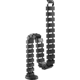 DIGITUS DA-90505 - Guía de cables de mesa de escritorio, flexible, 28 articu