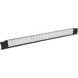 VALUE 26990002 - Gel de ventilación de 19" 1U, RAL 9005 negro intenso