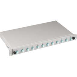 EFB-ELEKTRONIK EFB BA71901L12O3 - Splice box, LC, OM3, 12 pigtail / 6 coupler, grey