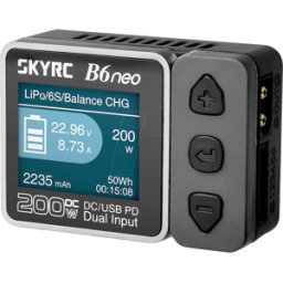 SKYRC B6NEO GRAU - Cargador para baterías B6neo, para 1-6s, máx. 10 A