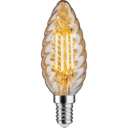 PAULMANN PLM 28709 - Lámpara LED Vintage E14, 4,7 W, 430 lm, 2500 K, regulable