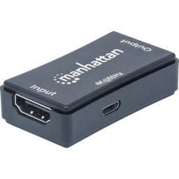 MANHATTAN 207621 - 4K HDMI repetidor, extiende vídeo 4K y audio hasta 40m.