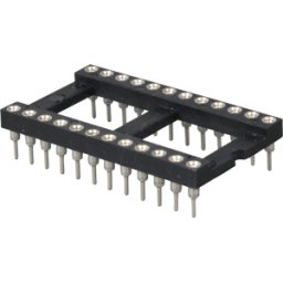 FREI GS 24P - Zócalo de circuito integrado, 24 pines, superplano, girad