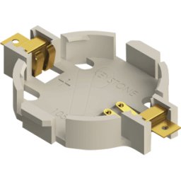 KEYSTONE 1057 - Soporte de pilas de botón para 1 diámetro de 20 mm
