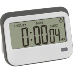 TFA DOSTMANN TFA 38205202 - Temporizador digital con cronómetro y reloj despertador