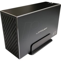 LC POWER LC-35U3-RAID-2 - Carcasa de HDD SATA externa de 2 x 3,5", USB 3.0