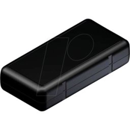 TEKO 10008.9 - Caja de jabón serie, 131 x 66 x 30 mm, negro