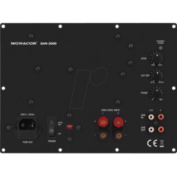 MONACOR MON SAM-300D - Módulo activo de subwoofer de clase D, 300 W en 4 ohmios