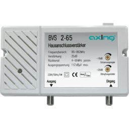 AXING BVS 2-65 - Amplificador de conexión doméstica, amplificador de cable