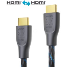 SONERO SON PHC111-020 - Cable HDMI Premium de Alta Velocidad, Textil, 8K, 2,0 m..