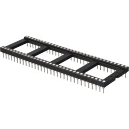 BINDER MPE GMBH GS 64P - Zócalo de circuito integrado, 64 pines, superplano, girad
